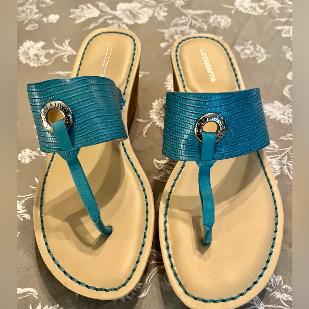 Liz Claiborne Wedge Sandals - Picture 3 of 3